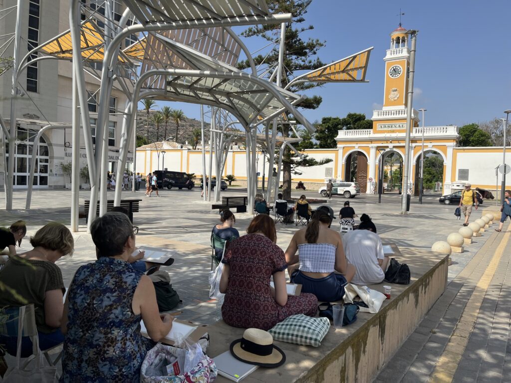 Acuarela del natural