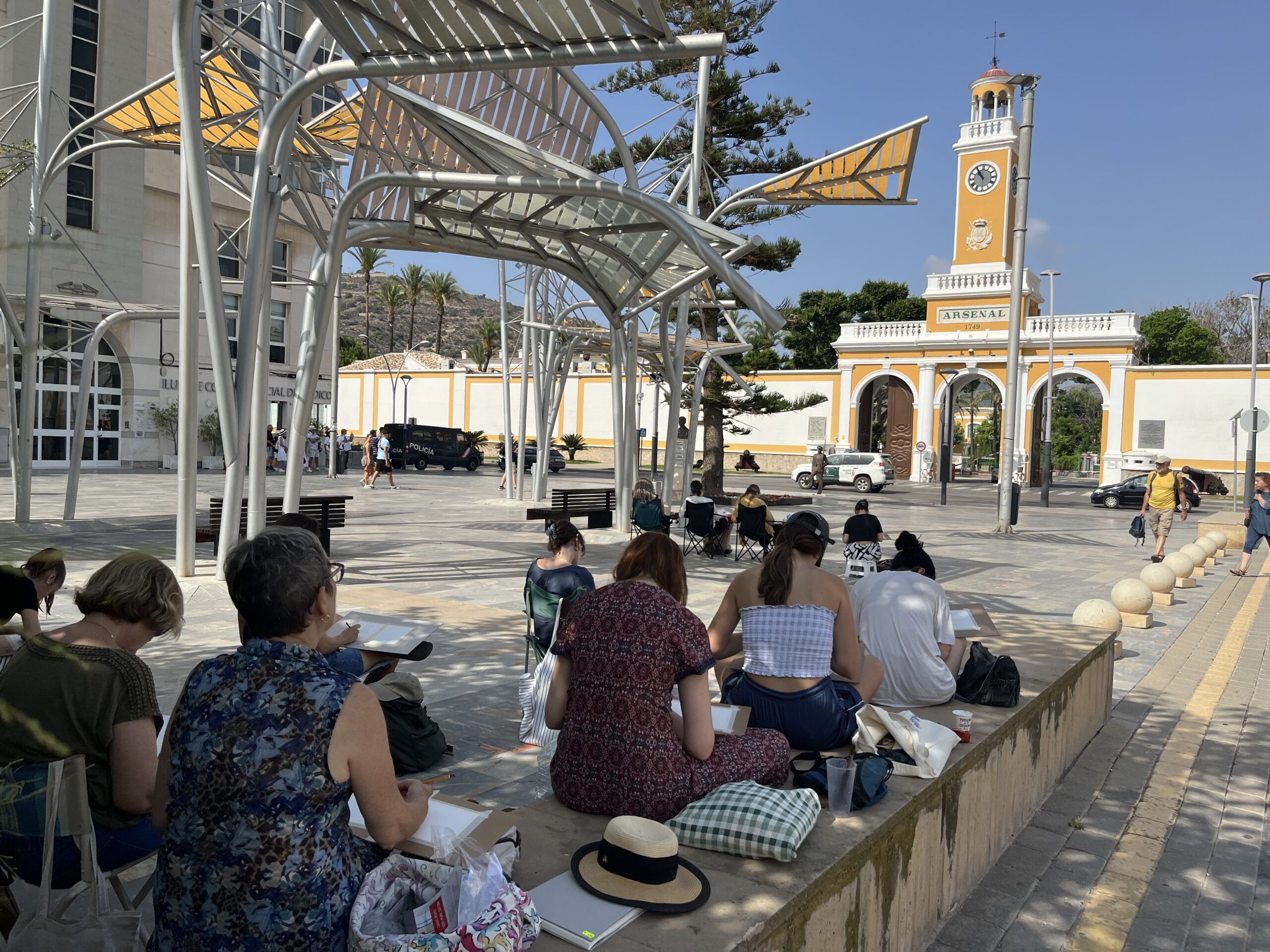 Acuarela del natural