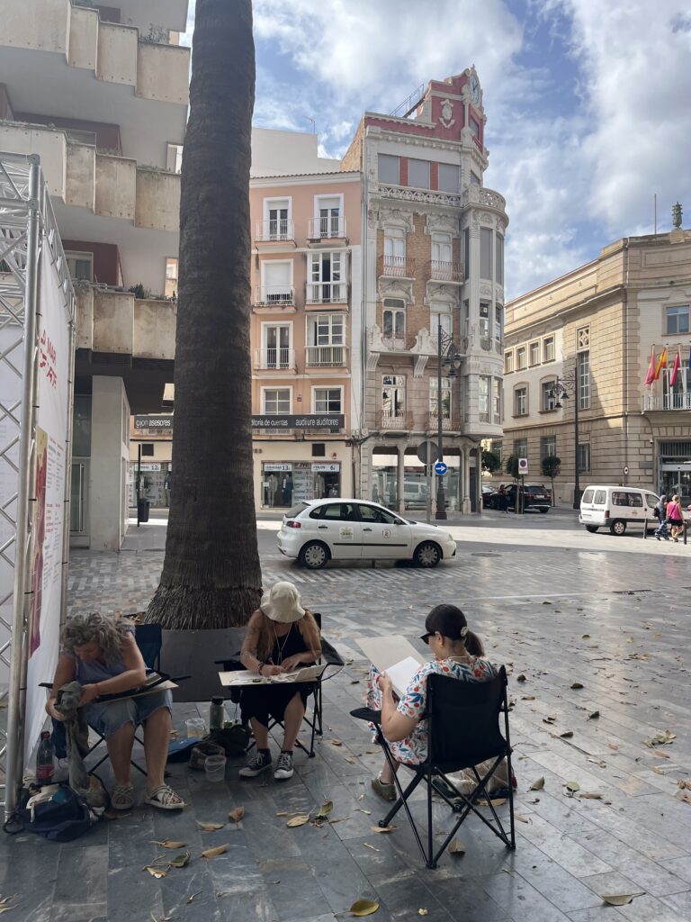 acuarela del natural